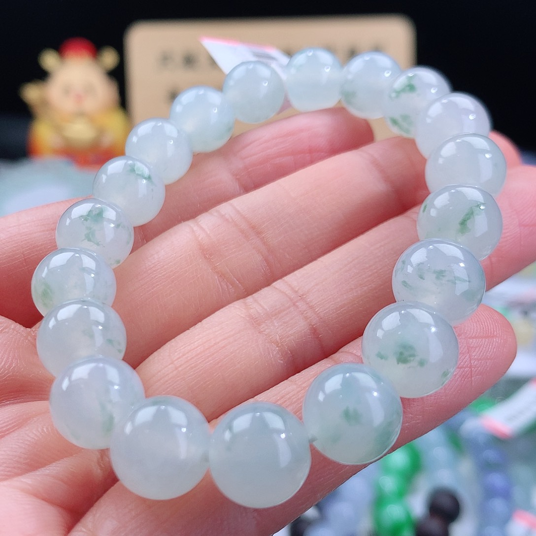 翡翠手链未镶嵌卡10mm