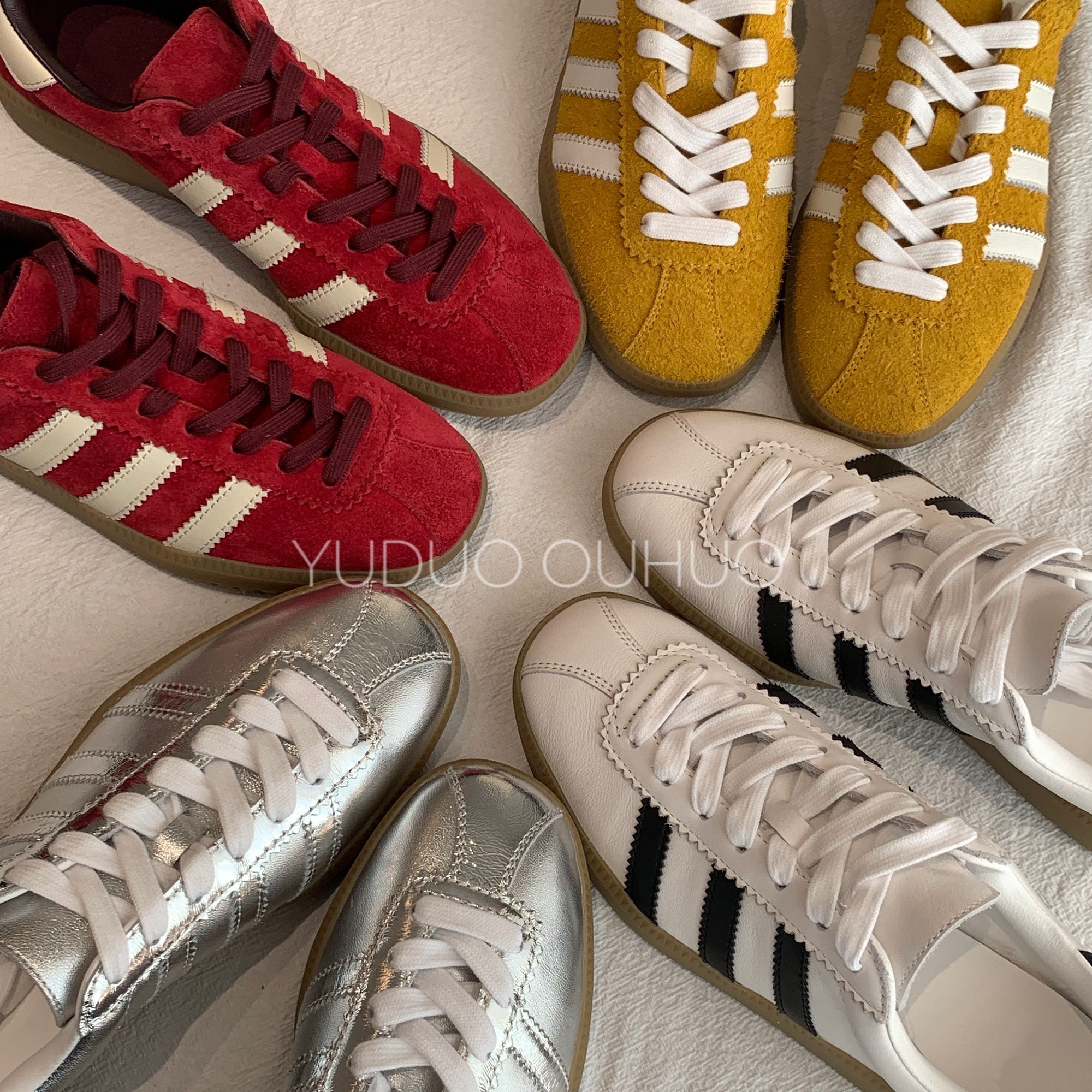 【欧货女鞋】2025新款软底软面真皮德训鞋 百搭彩色平底休闲板鞋