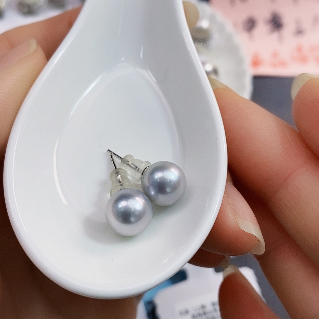 银S925镶嵌特价清库存真多麻9.2海水珍珠设计款海水珍珠