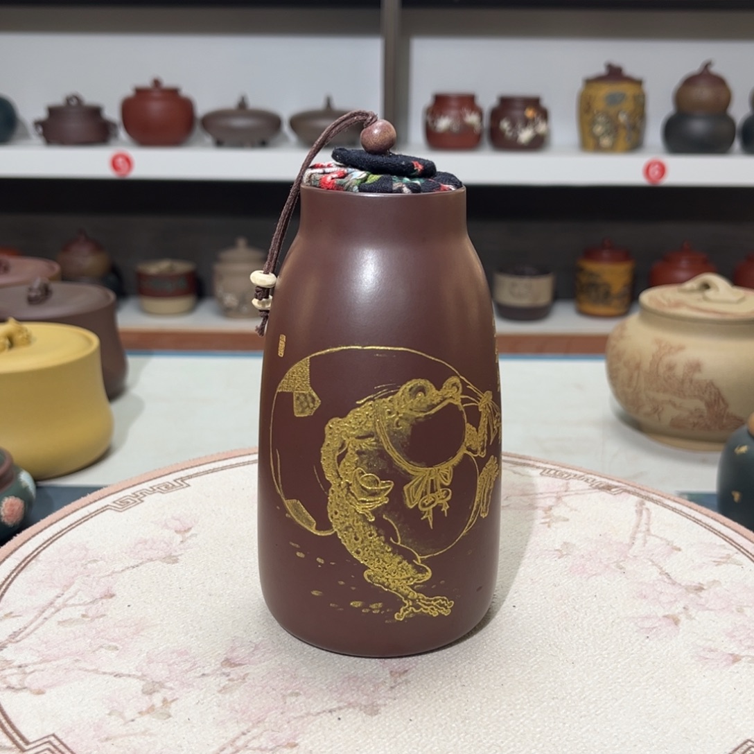紫砂茶叶罐紫砂罐