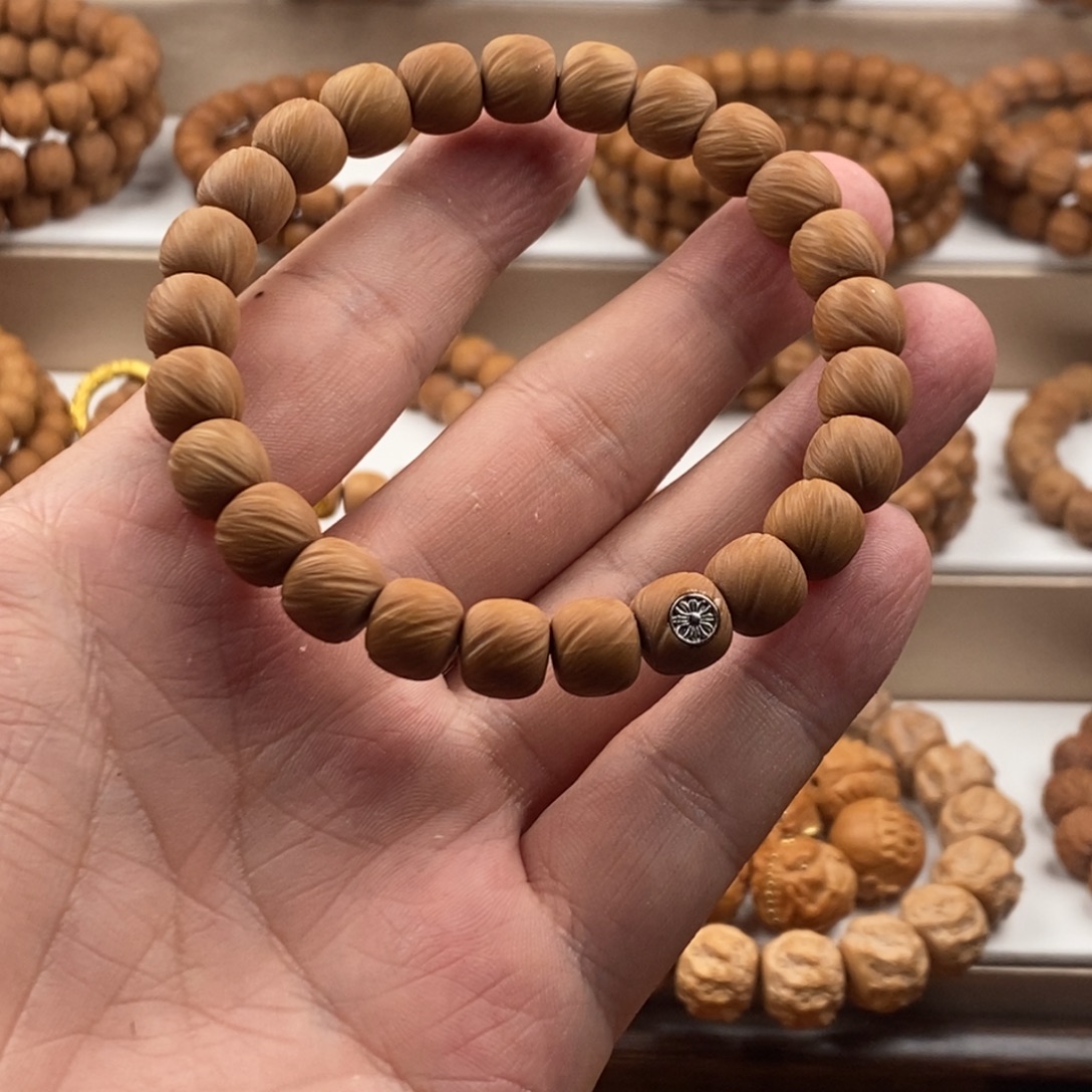 吊坠猴头核桃走色单标小云锦