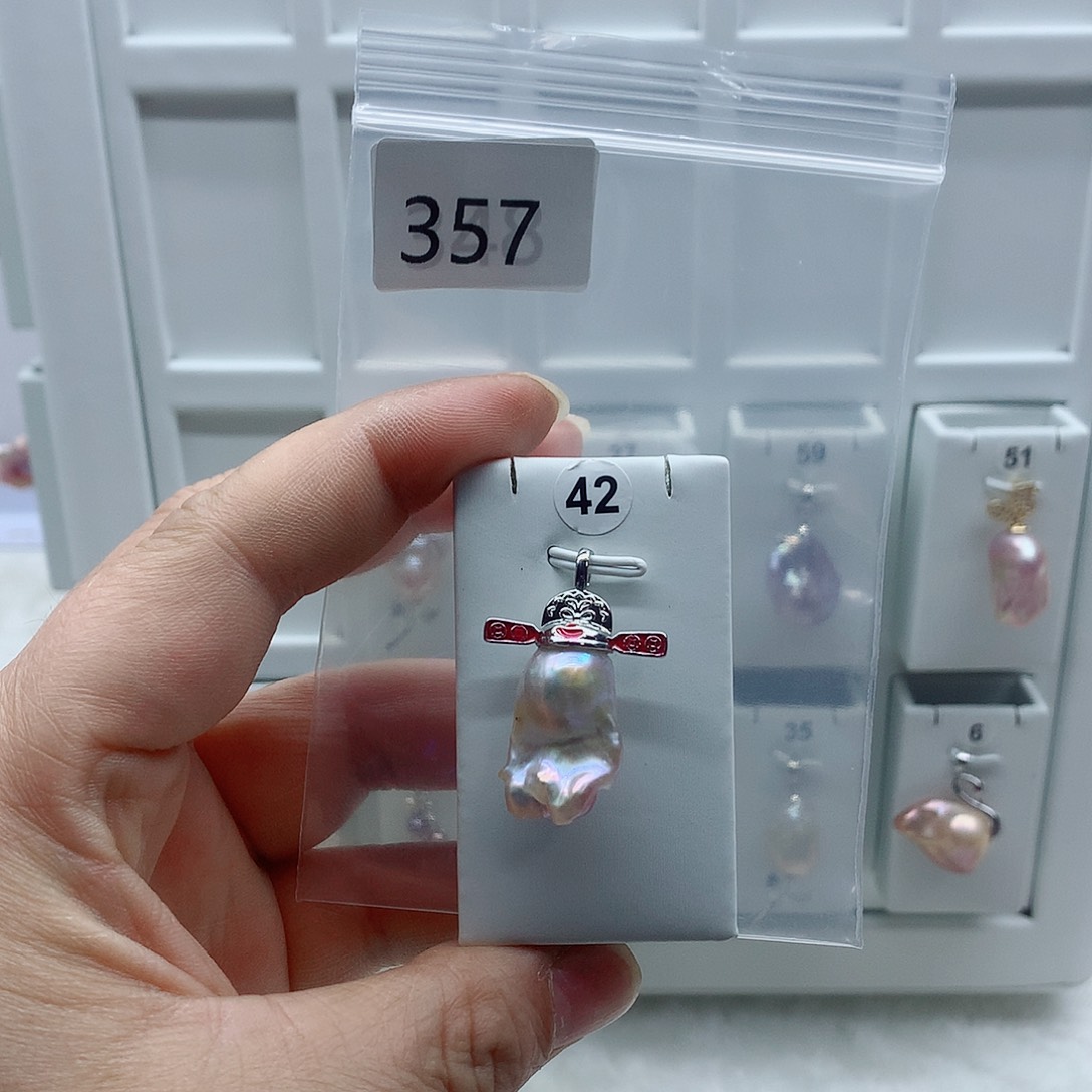 吊坠(不含链)合金淡水珍珠