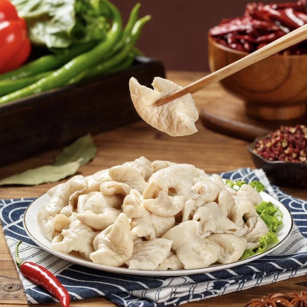 大别山黑猪自然晒干干煸咸肥肠视频原味肥肠