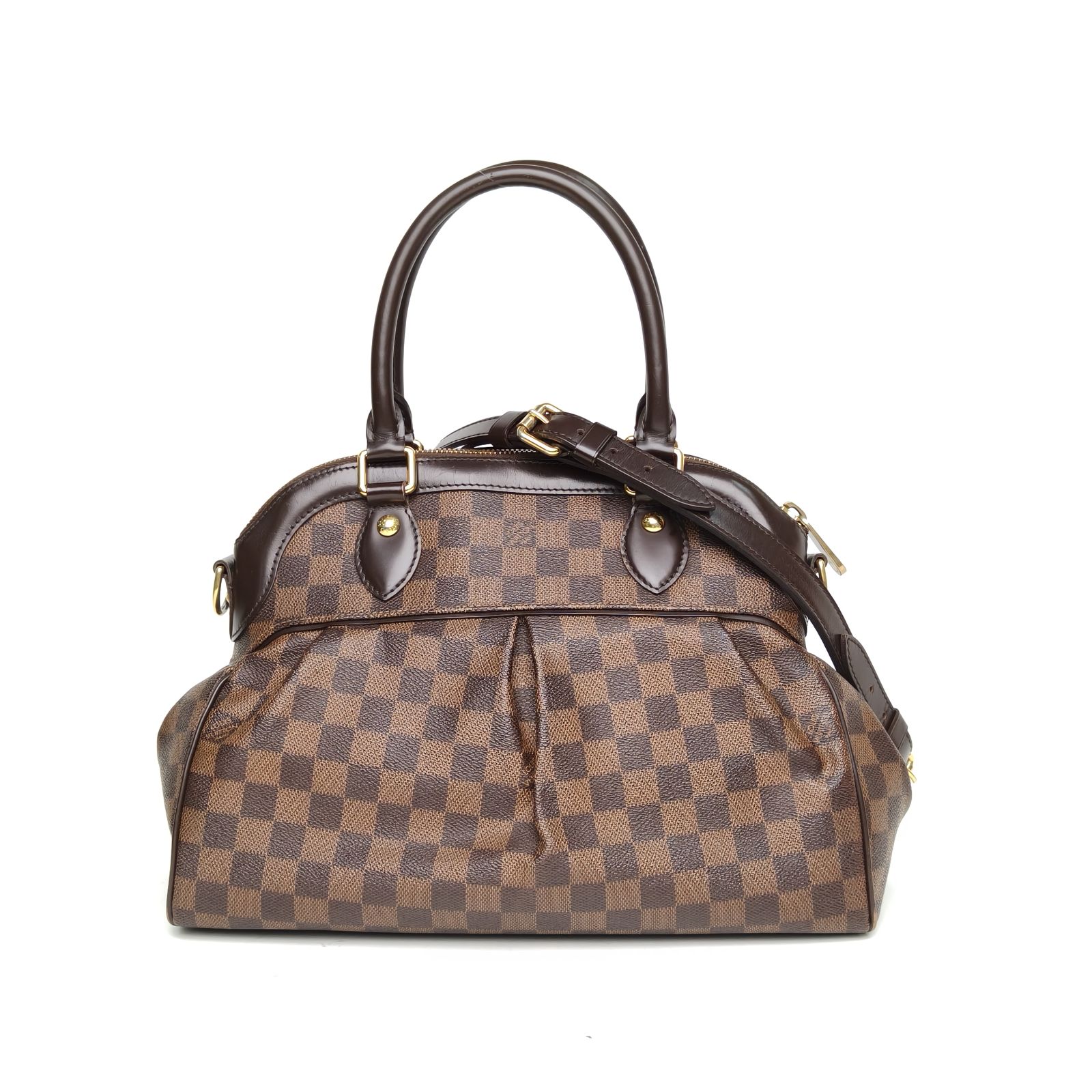 95新 LouisVuitton/路易威登 【娇】葫芦包 35PVC金扣2009 129774