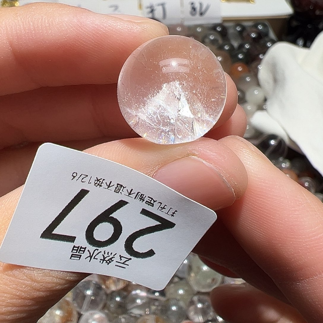 水晶未镶嵌珠宝半成品