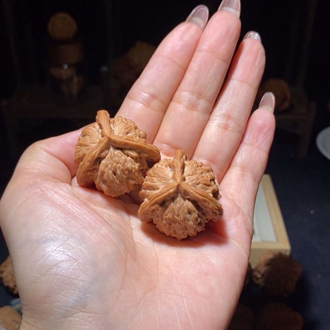 吊坠文玩核桃盘山公子帽35