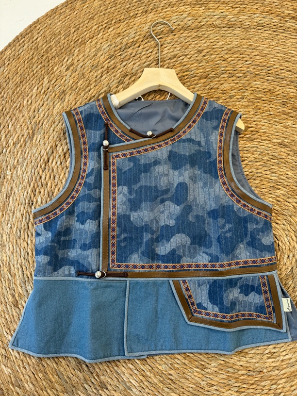 Tyan Tyan民族风牛仔马甲