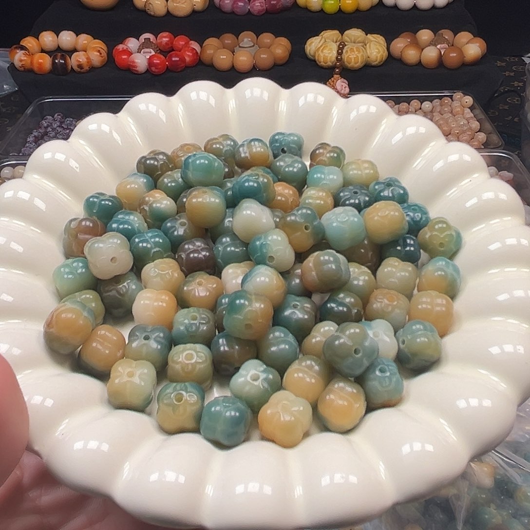 手串菩提根/象牙果25颗敦煌柿子10尺寸