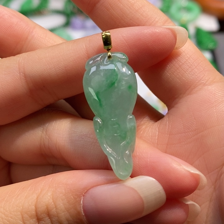 颈饰未镶嵌翡翠吊坠