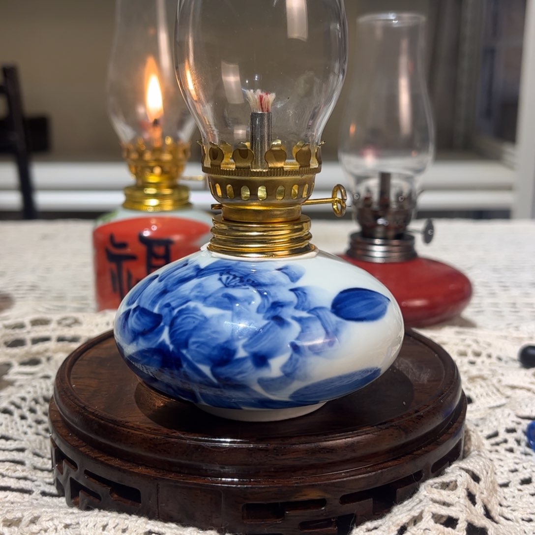 摆件景德镇陶瓷香薰灯