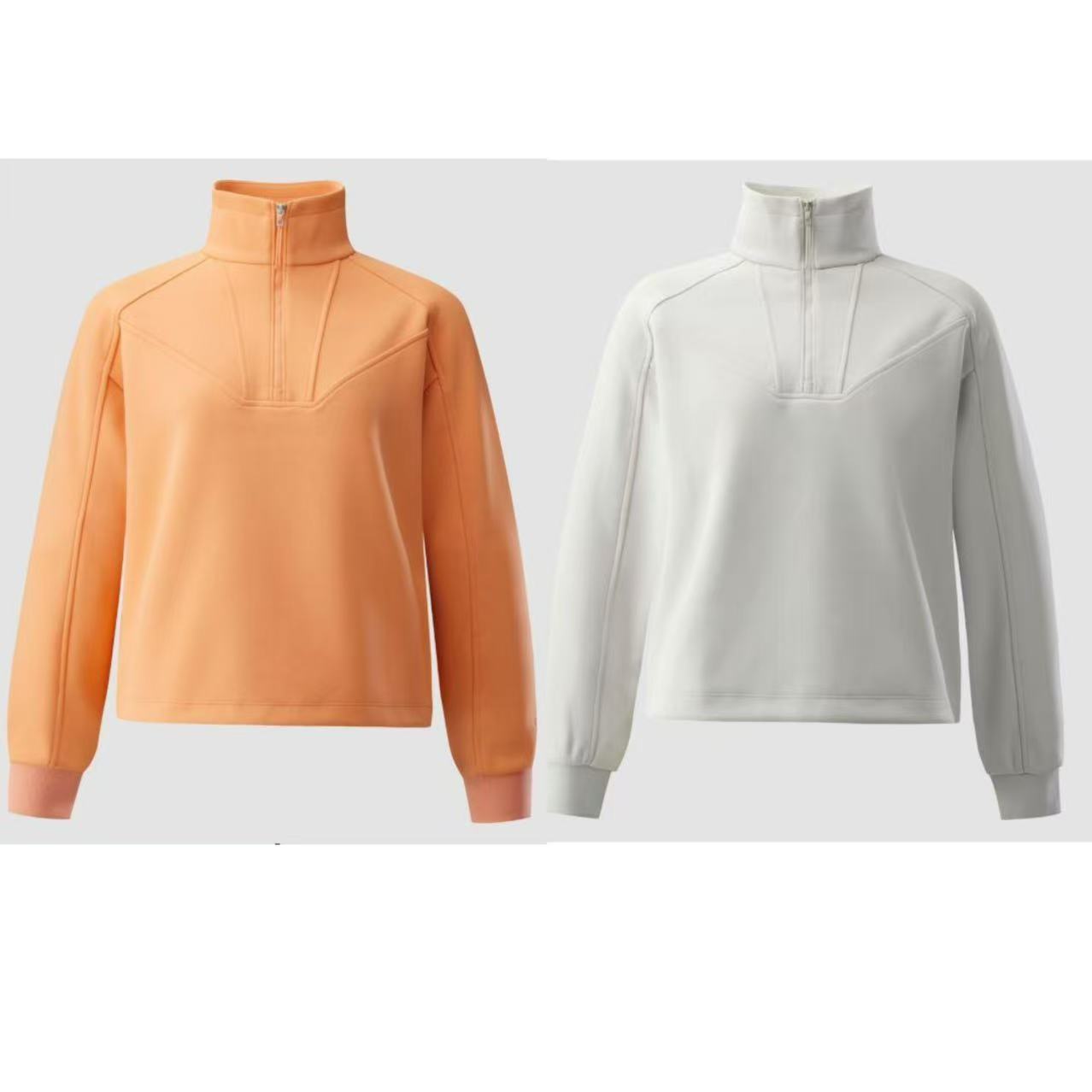 可隆女款半拉链长袖卫衣TV-TBA24-412