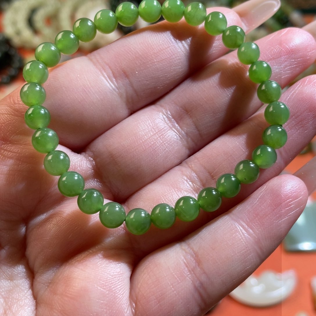 和田玉手链未镶嵌