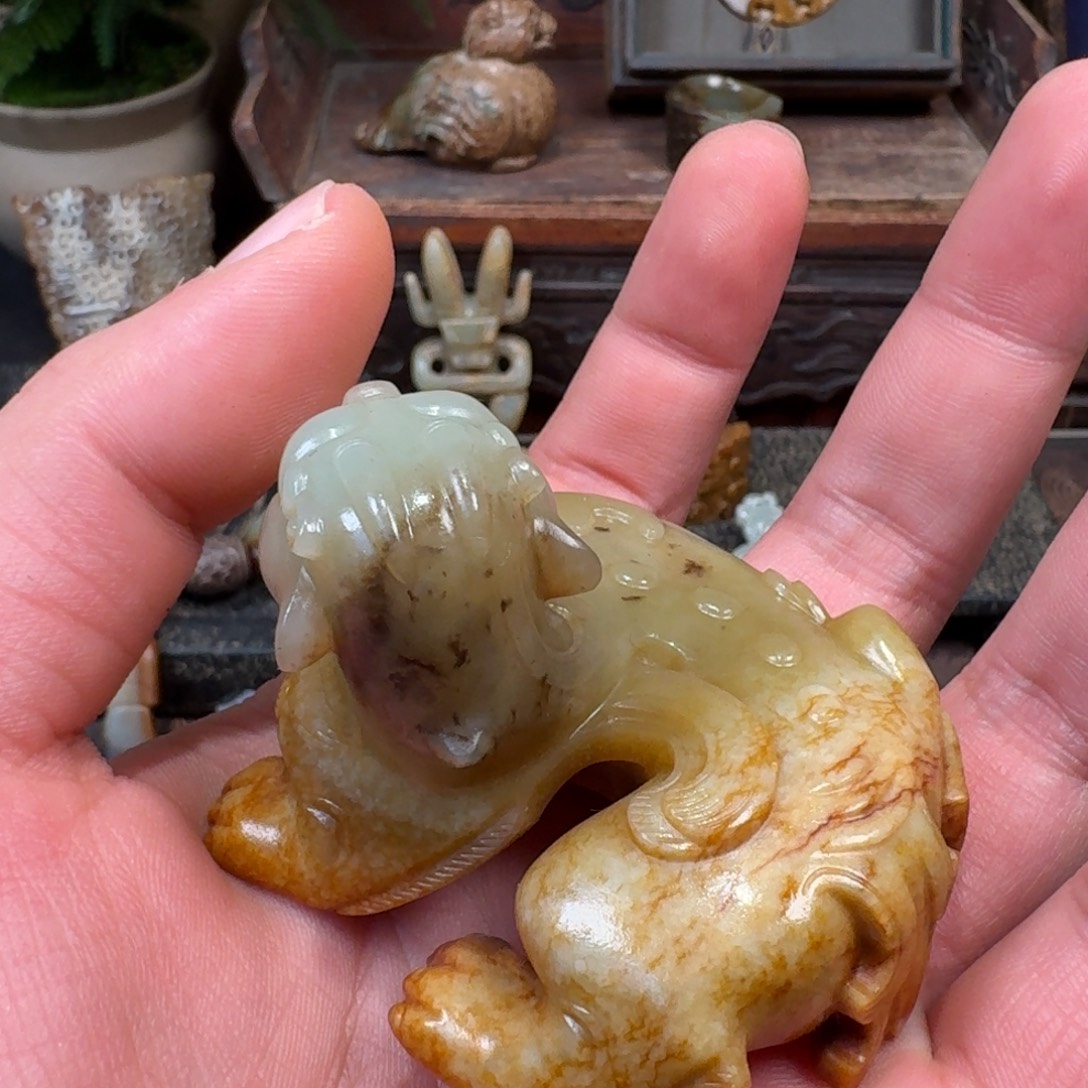 寒***月和田玉（糖玉）未镶嵌手链