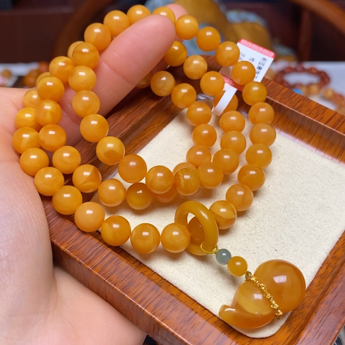 【闪购商品】蜜蜡手链未镶嵌手串