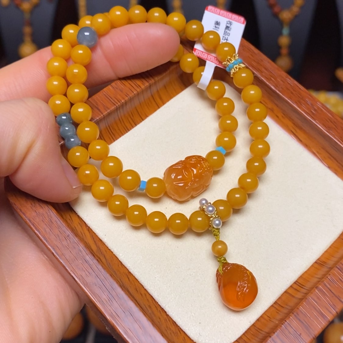 【闪购商品】蜜蜡手链未镶嵌手串