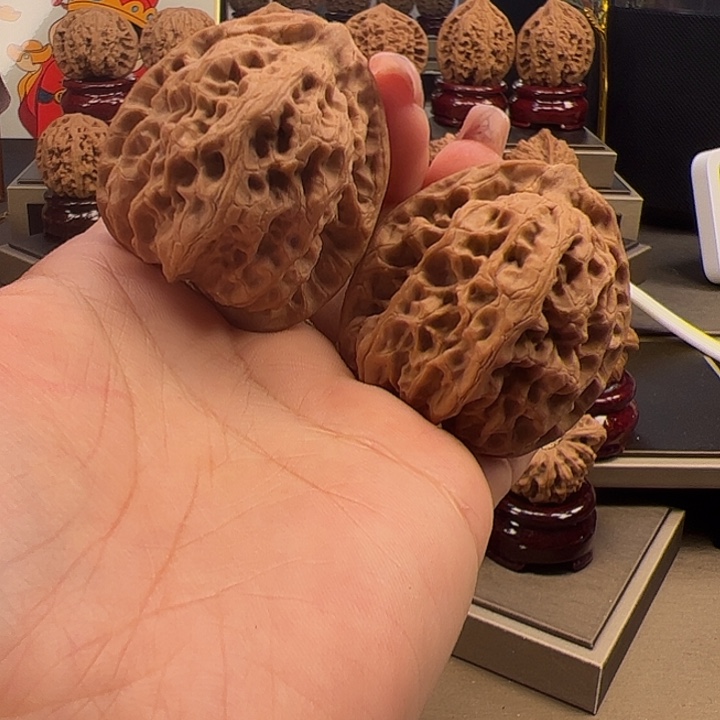 文玩核桃把件43 佛 肚 b-015