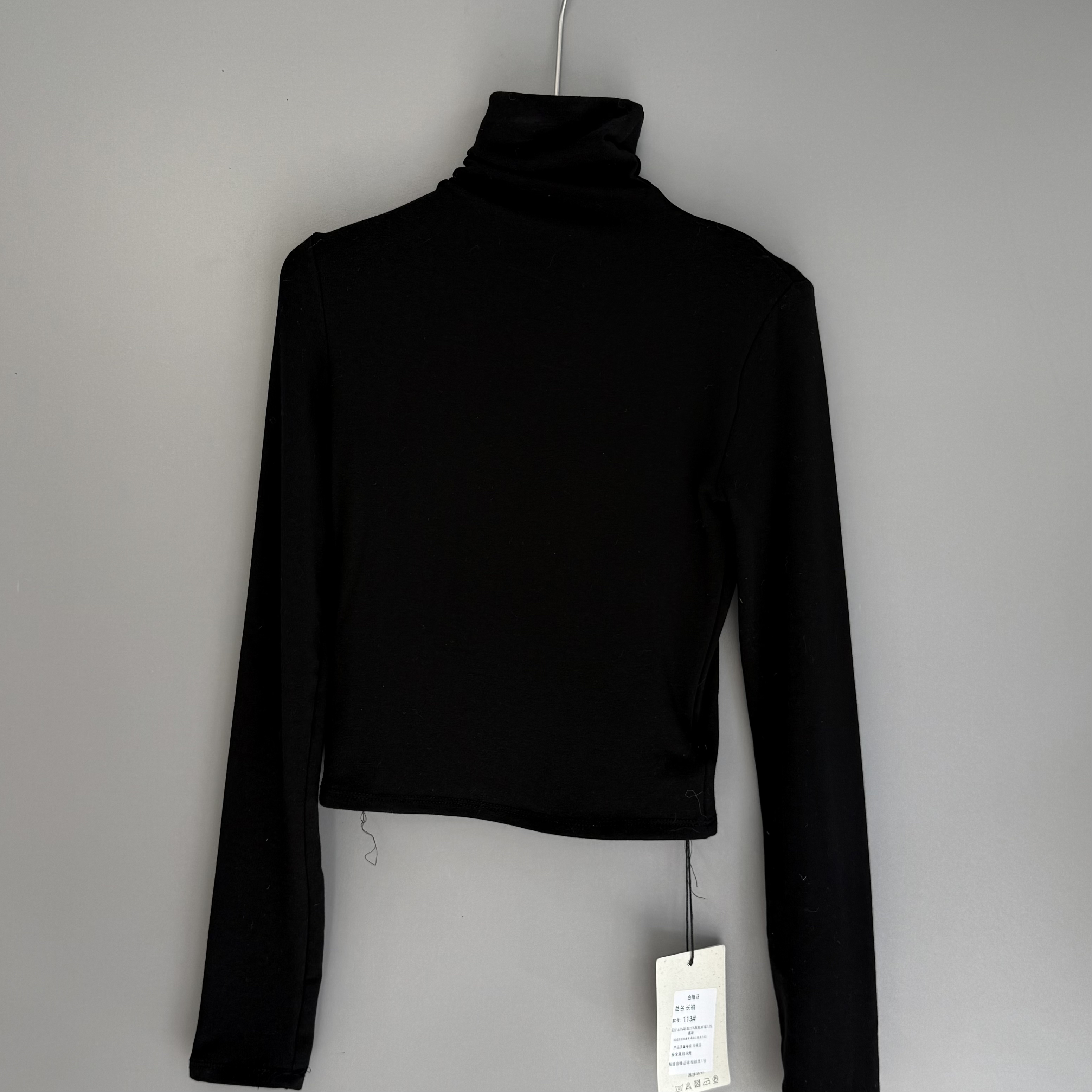 老梦严选纯色高弹半高领修身显瘦保暖百搭秋冬长袖打底衫