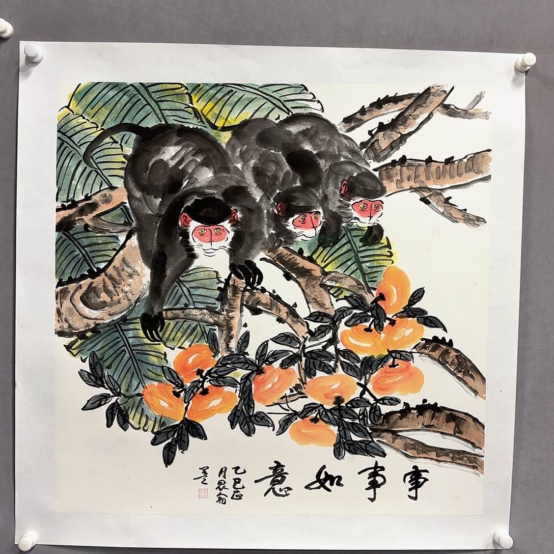 国画国画纯手绘作品请放心去藏