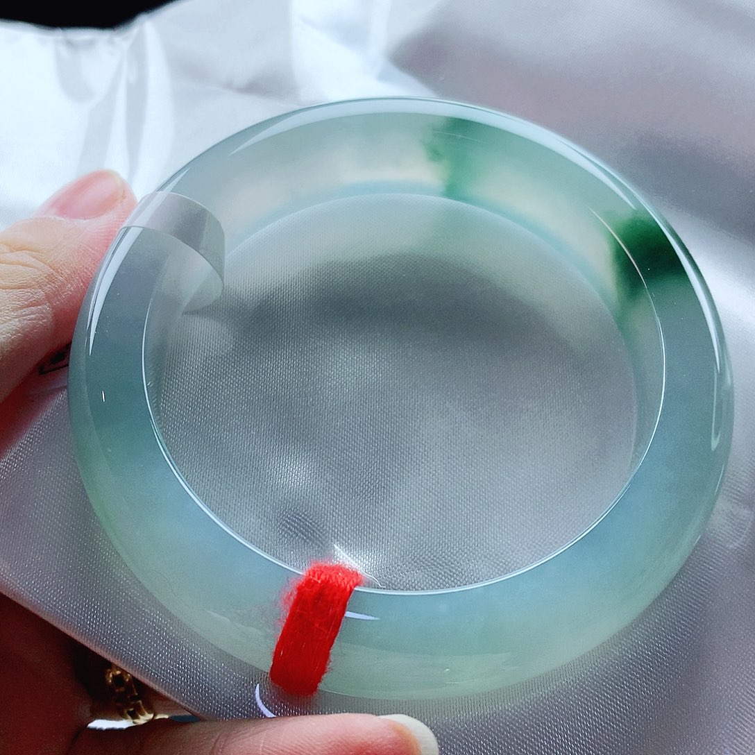 未镶嵌手镯翡翠55圈