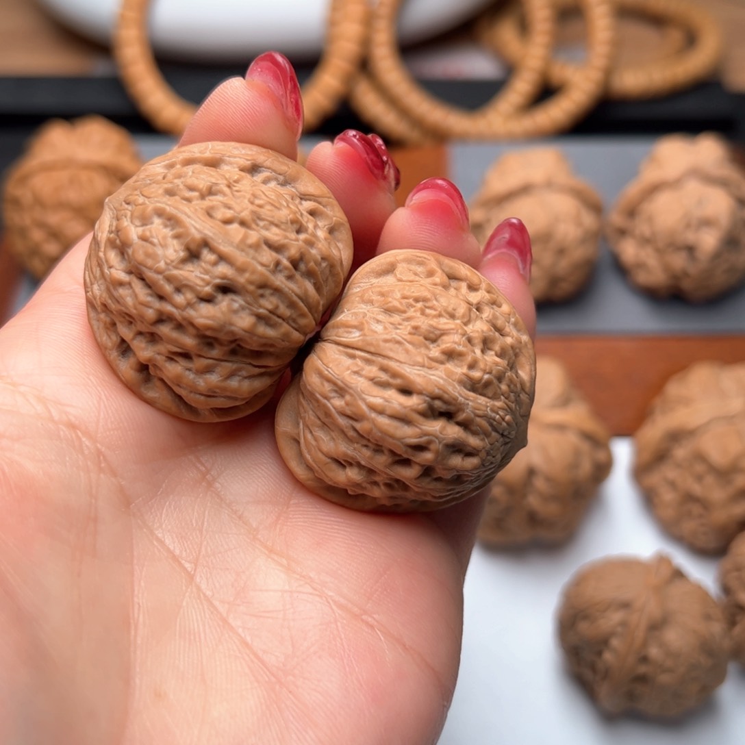 文玩核桃把件铁锤36