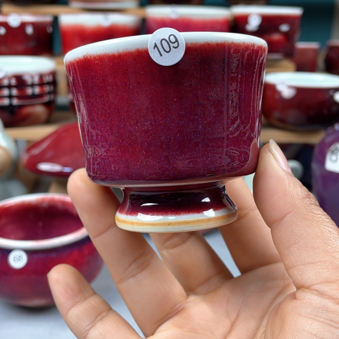 瓷片纯手工制作……微微瑕