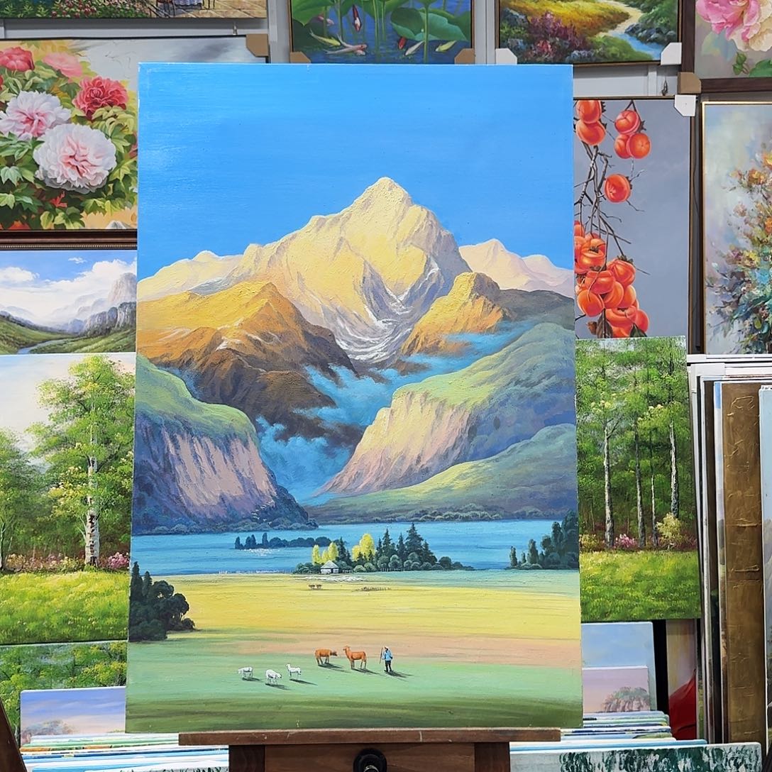 油画80120油画作品展