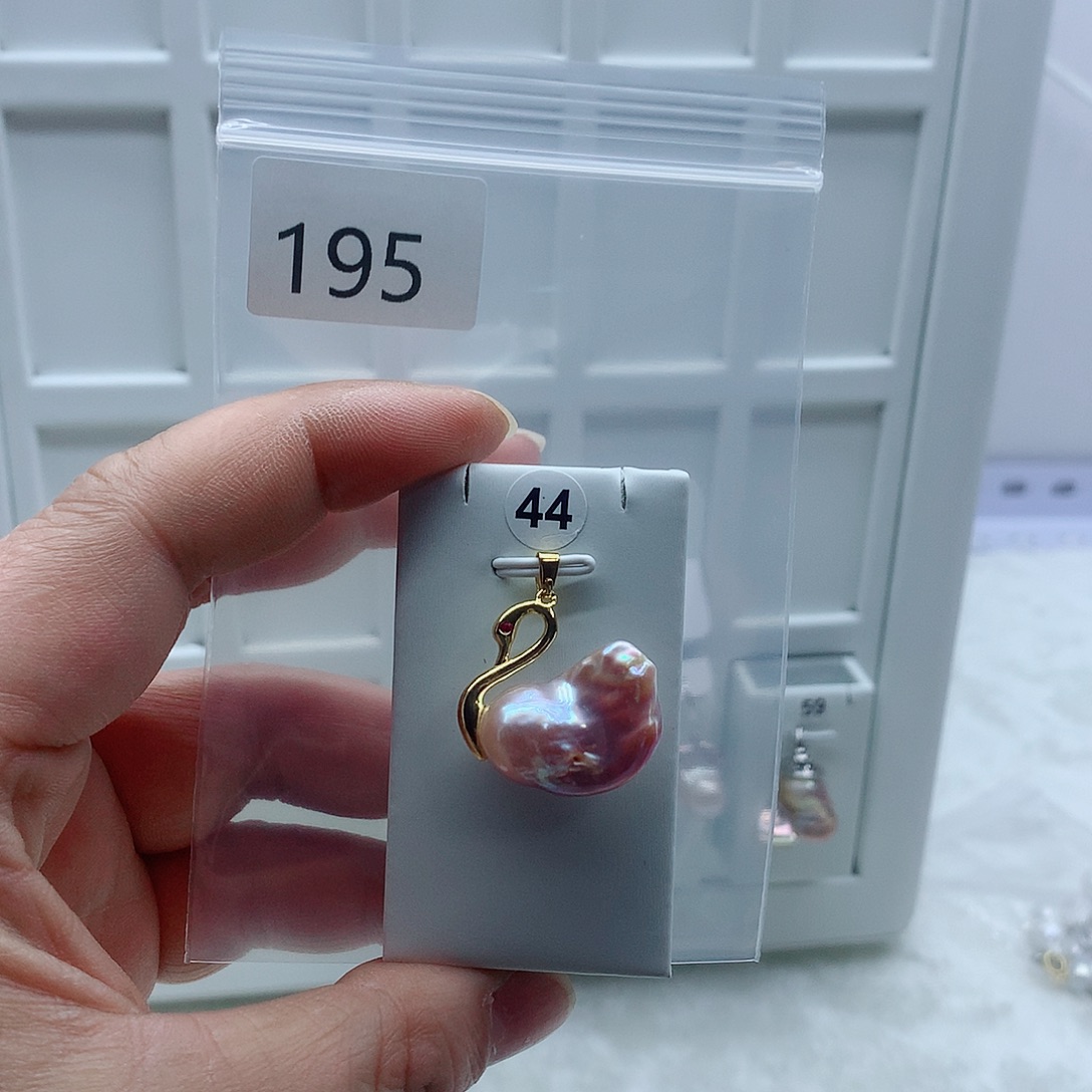 吊坠(不含链)淡水珍珠合金