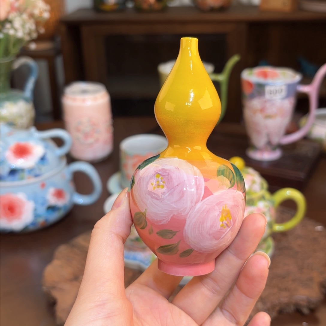 景德镇手绘高温釉下彩陶瓷茶具