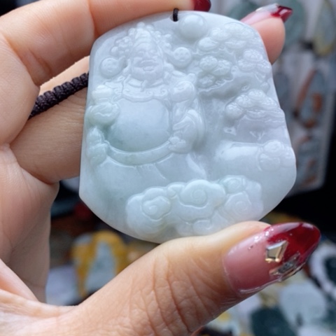 翡翠颈饰14K金镶嵌翡翠