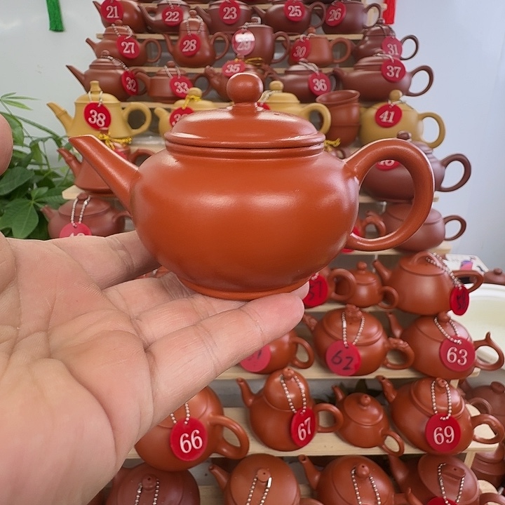 茶壶朱泥水平壶好壶不贵