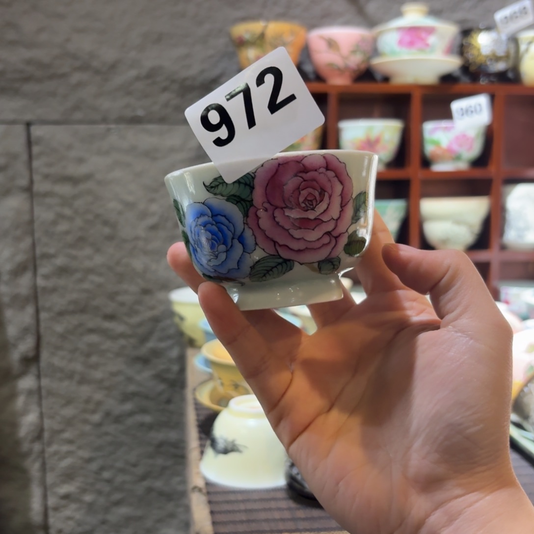 等烟雨陶瓷手作杯子972