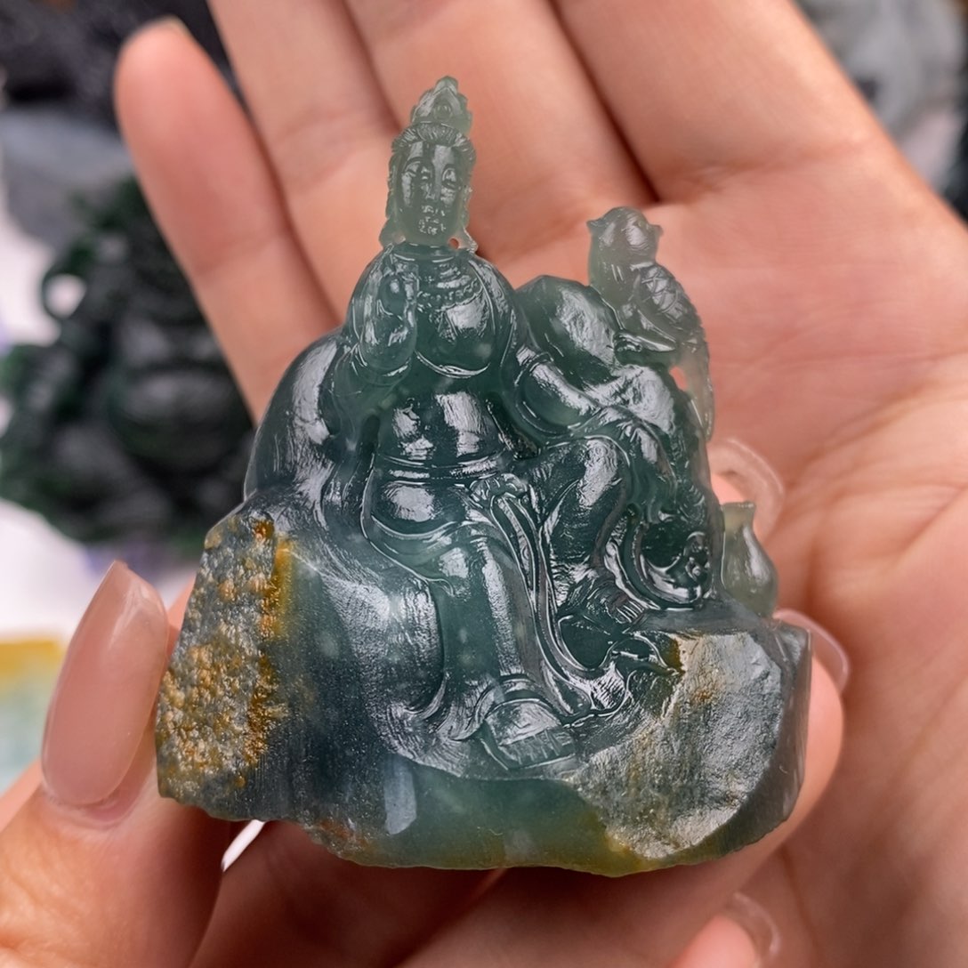 定制翡翠未镶嵌天然