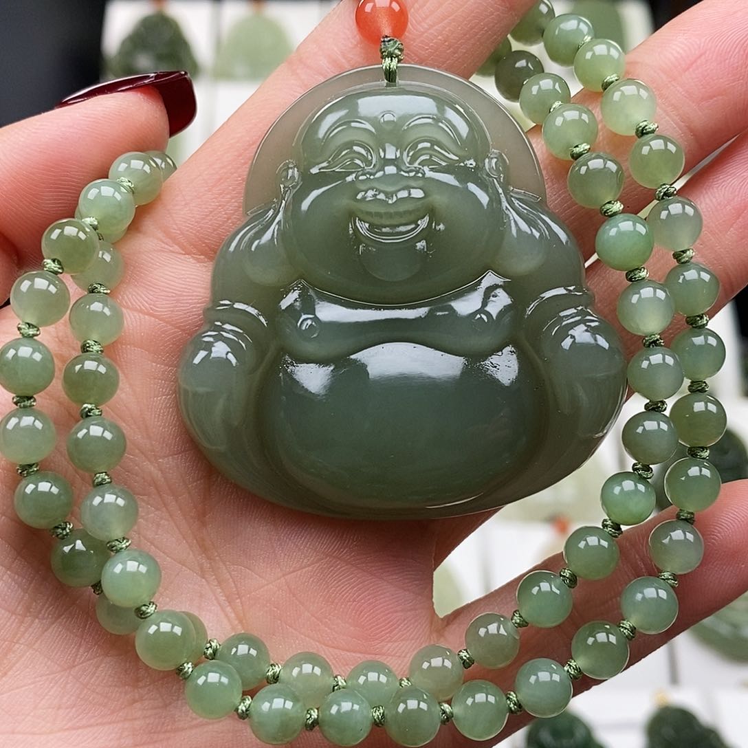 和田玉颈饰未镶嵌50