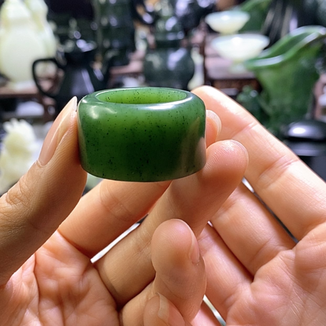 【闪购商品】和田玉未镶嵌摆件娅*福利