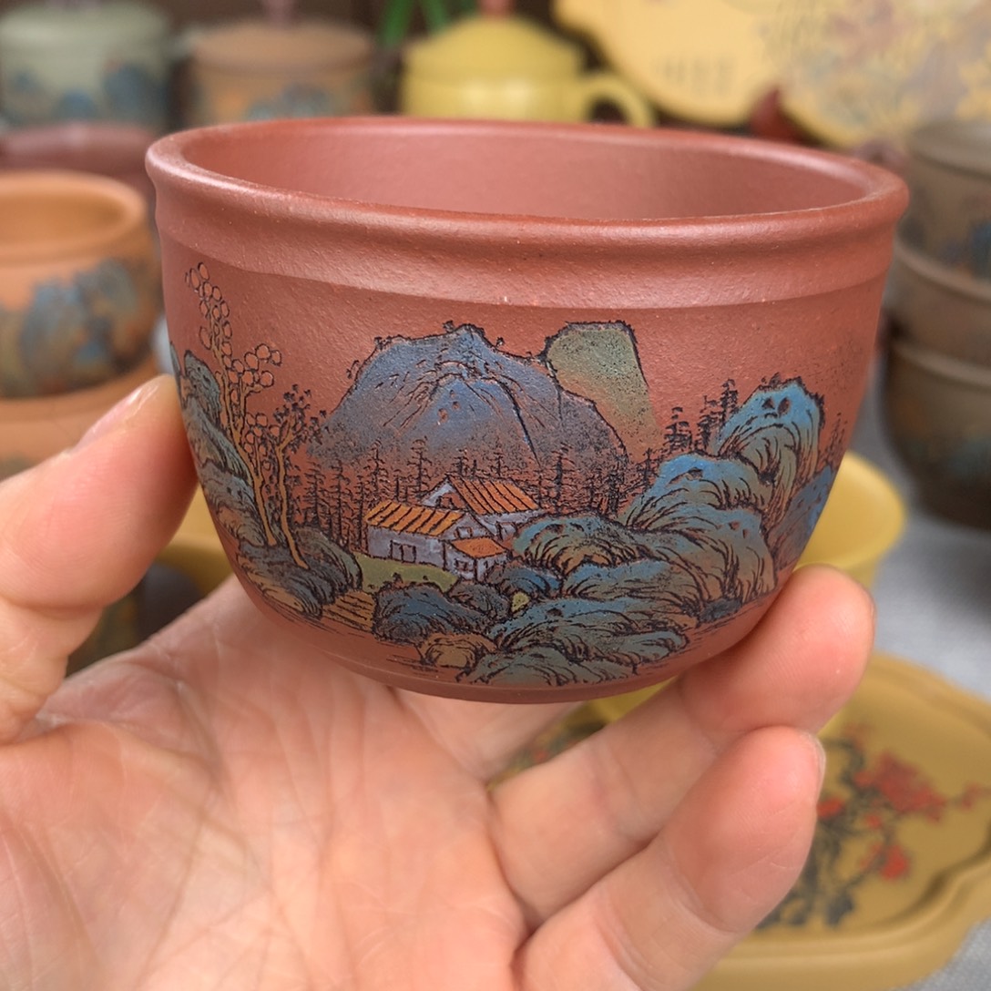 茶杯紫砂放漏价格