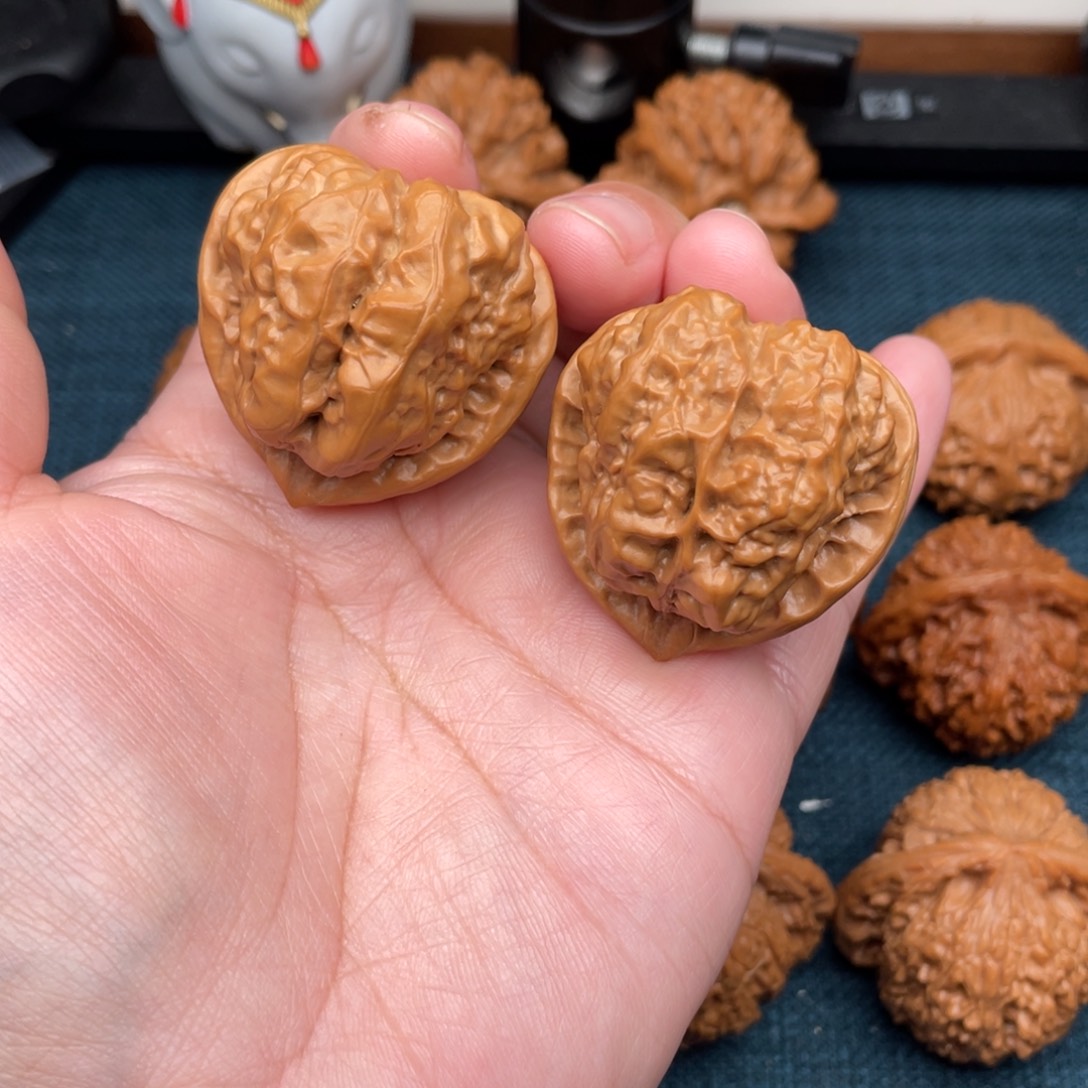 把件文玩核桃全品三角蛙39