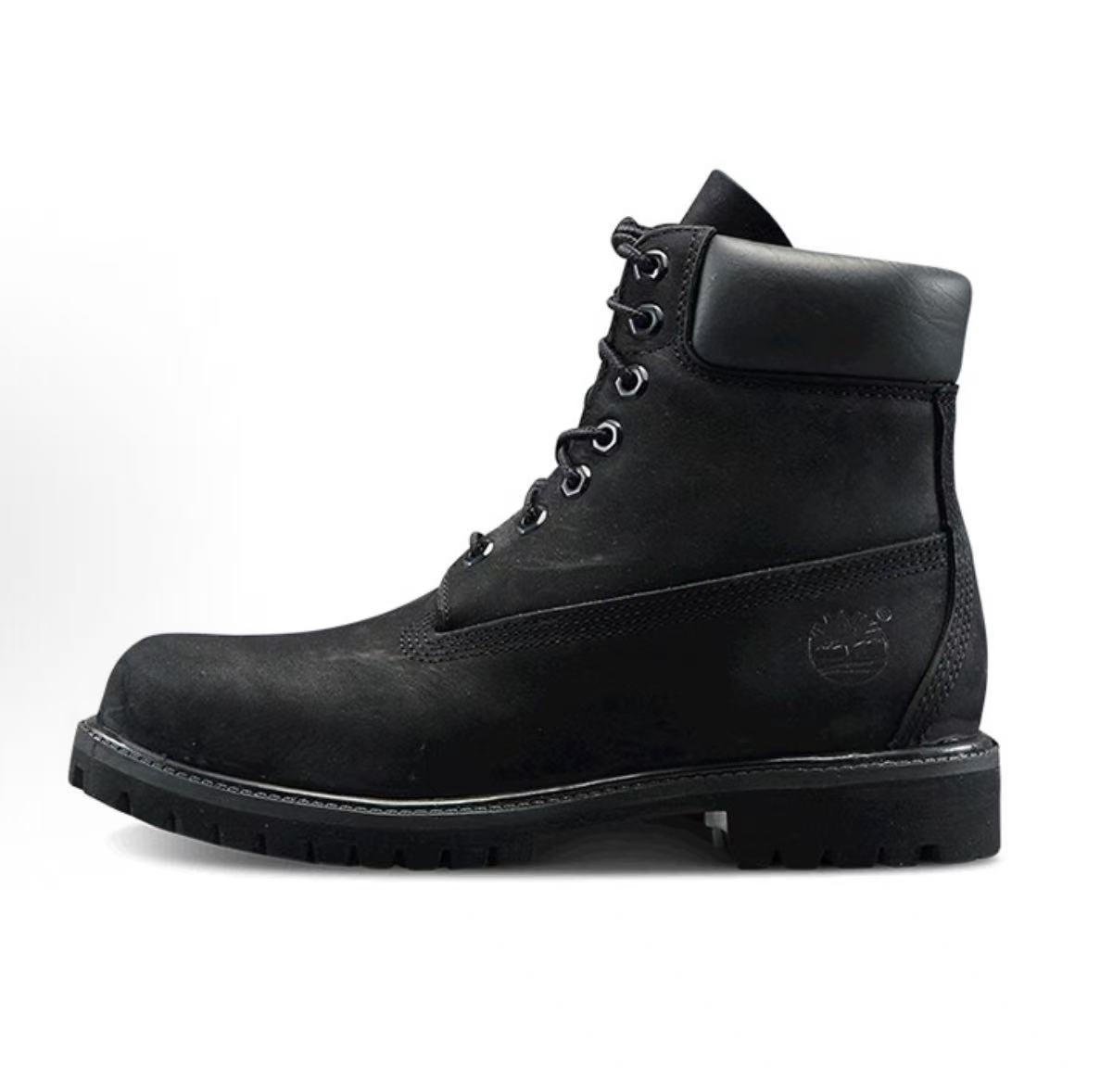 Timberland添柏岚PREMIUM系列皮革防水耐磨经典男款大黑靴户外靴 