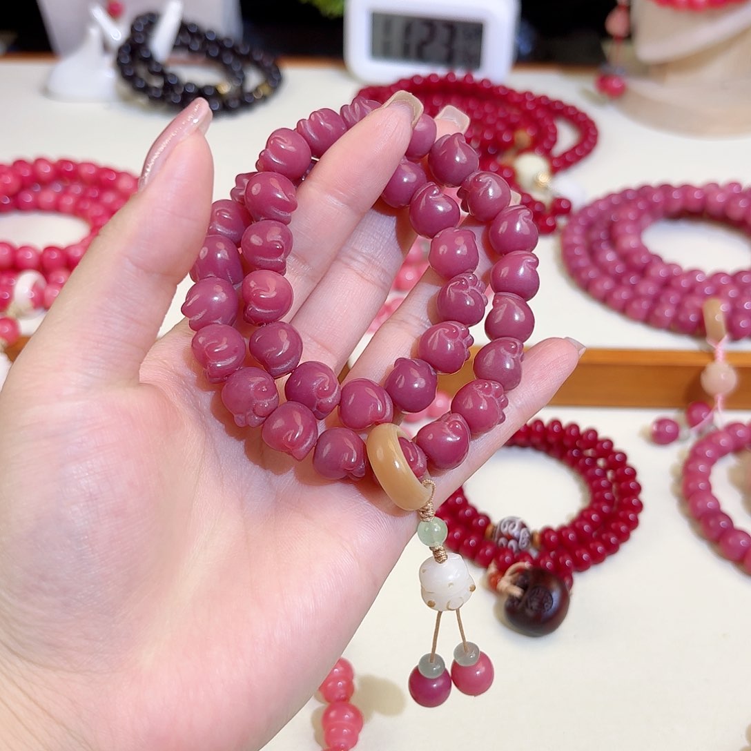 菩提根/象牙果吊坠猫爪紫