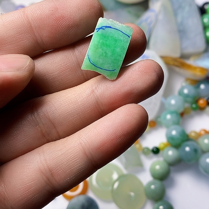 翡翠散珠天然翡翠A货