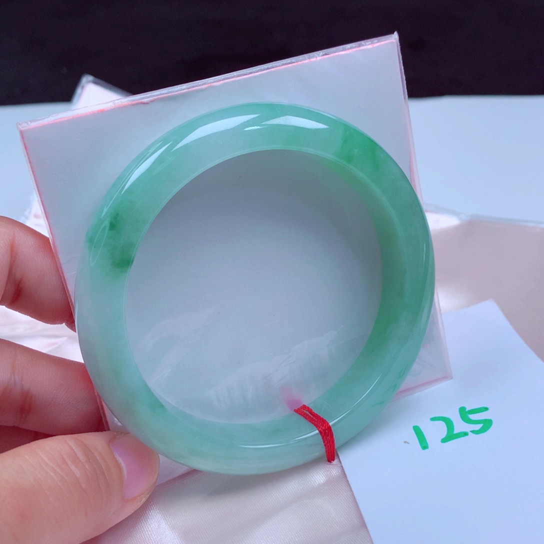 未镶嵌手镯翡翠缅甸天然A货翡翠手镯61