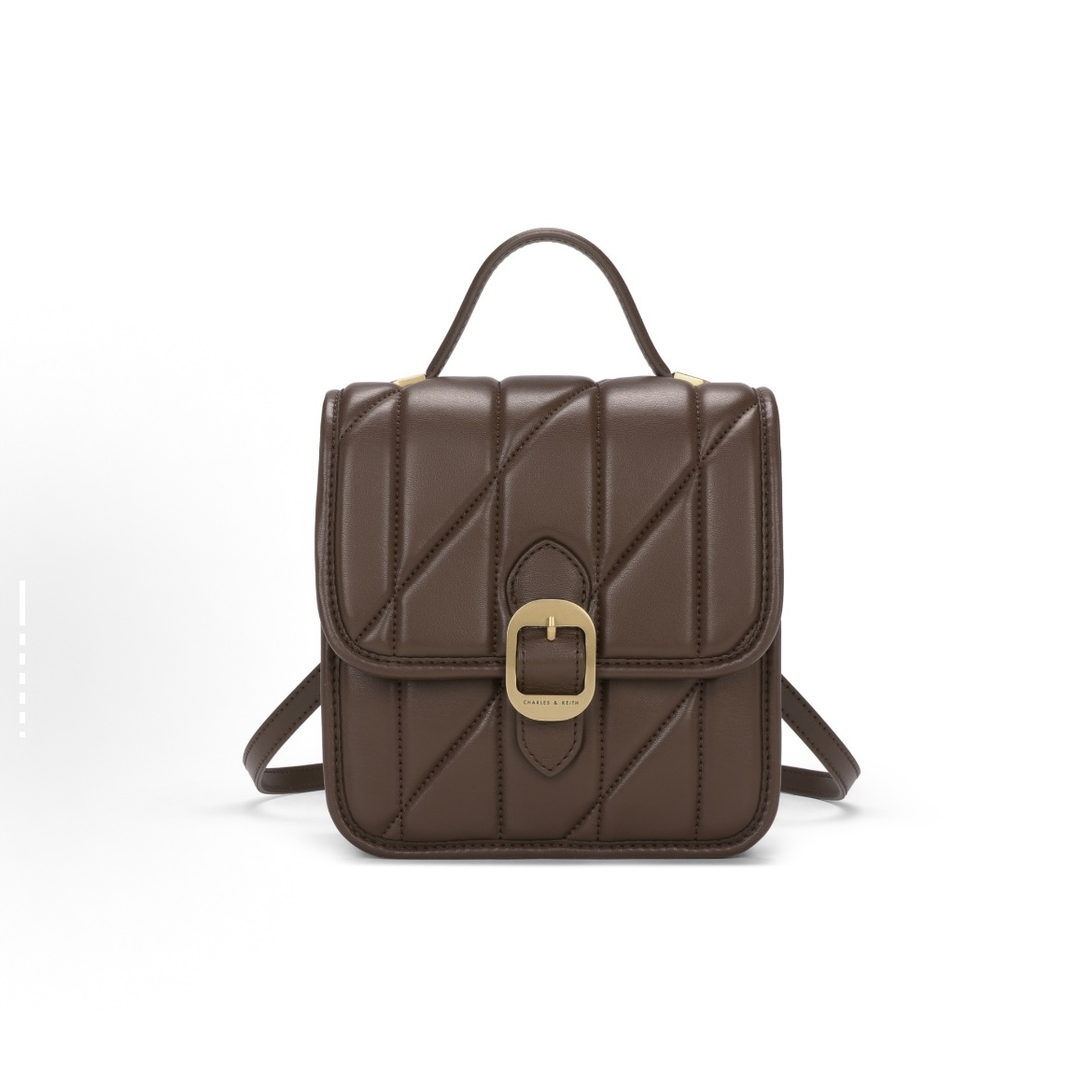 60782275深棕色M女士包，默认微瑕