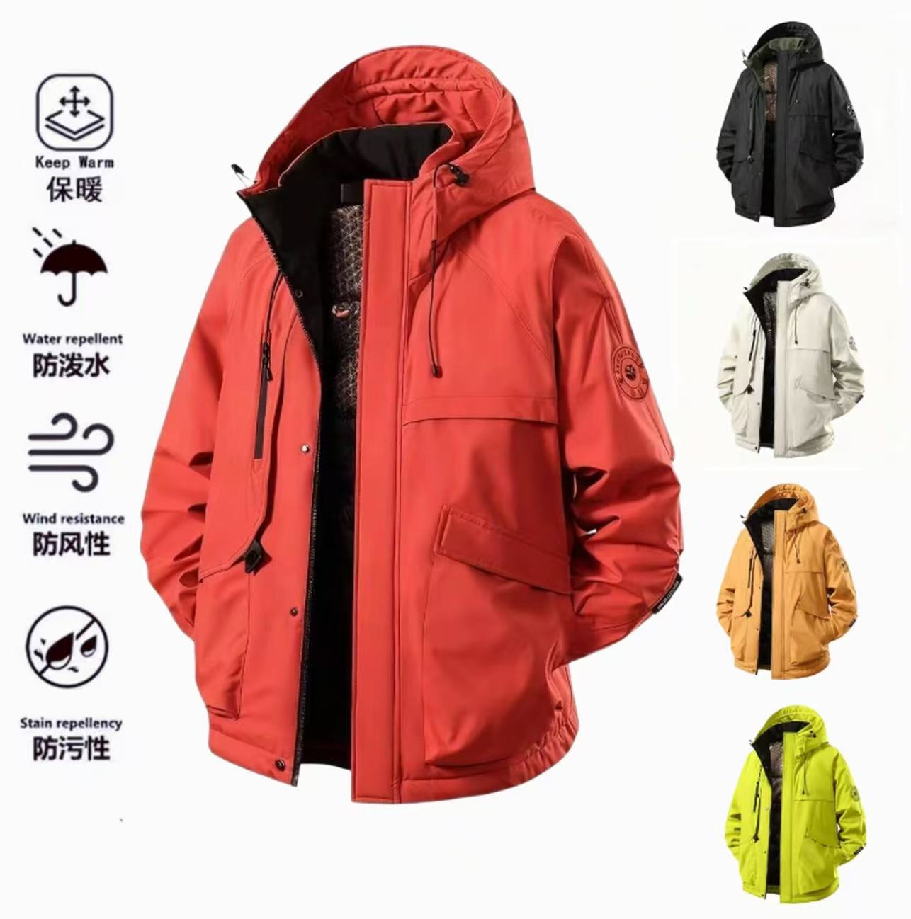 新爆款冬季男女同款运动极寒服保暖防风运动棉衣-2520