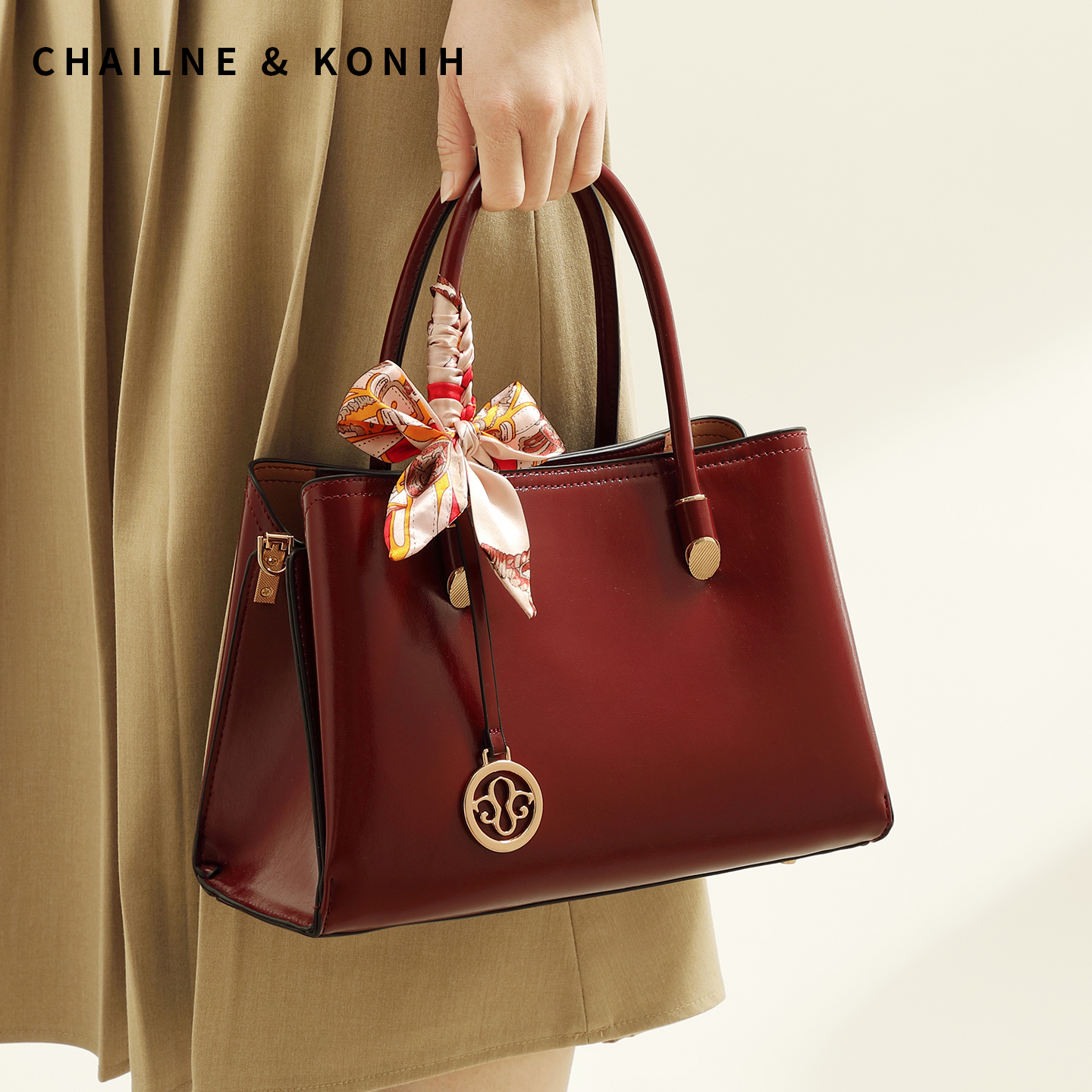 复古红色包包结婚包送母亲礼物2025新款中年手提包简约大气妈妈包