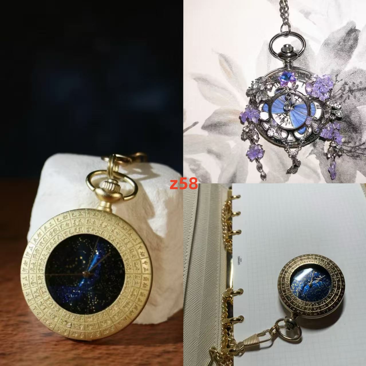 复古怀旧潮流石英怀表古典机械时尚风，发货以直播间展示为准z183