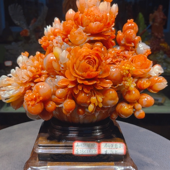 寿山石Q**华寿山石雕刻艺术品