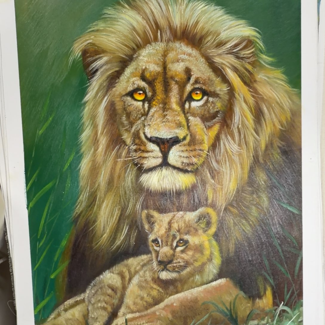 油画加油加油努力加油努力