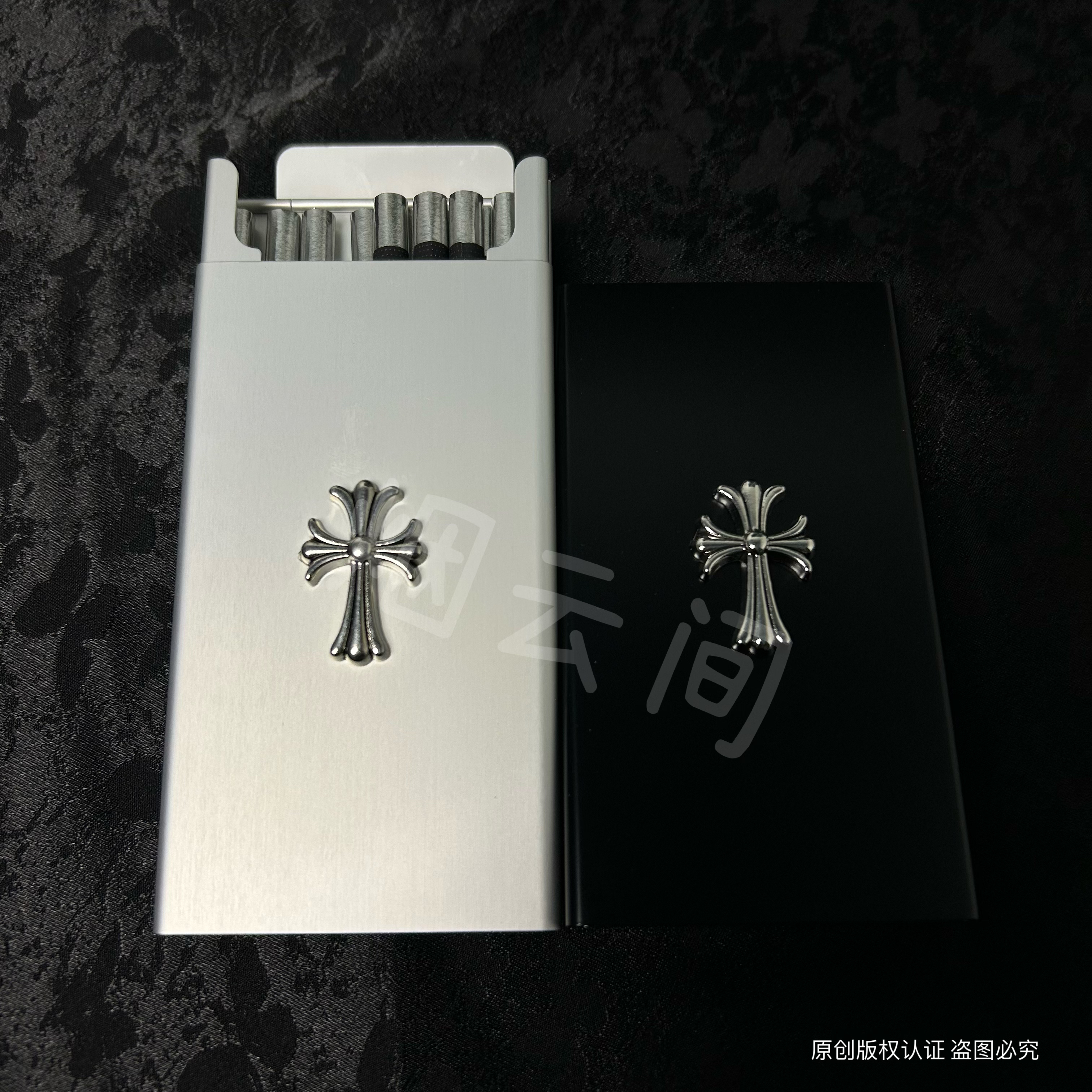 烟云间-原创克罗滑盖烟盒细支简约便携送男友闺蜜高级感生日礼物