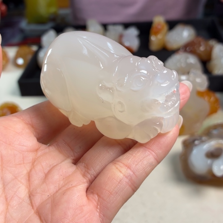 玛瑙/玉髓未镶嵌吊坠(不含链)