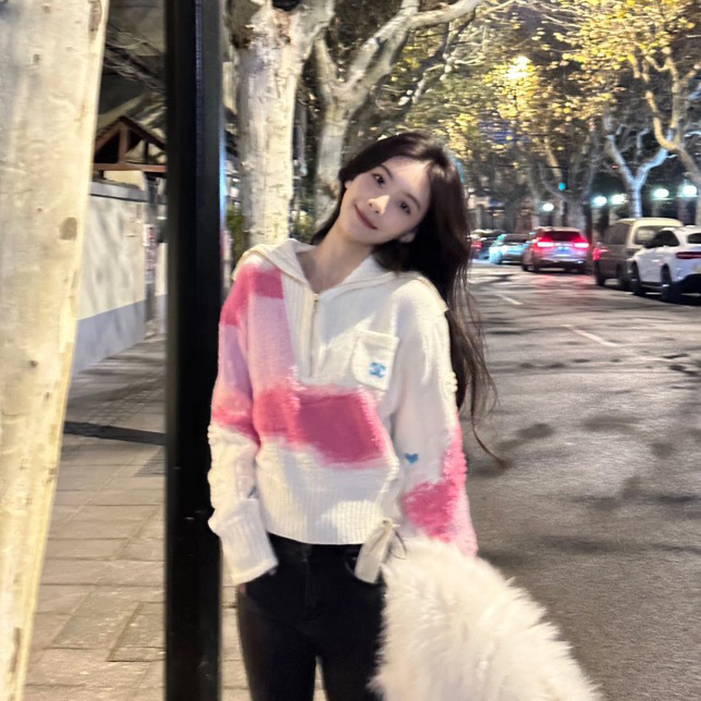 99新 Chanel/香奈儿 D500098/滑雪系列毛衣/36码