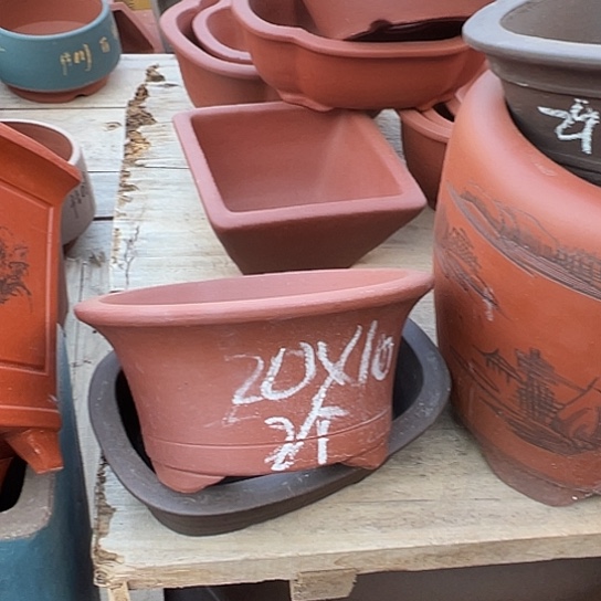 紫砂花盆透气花盆